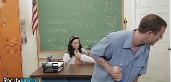  (Petite Dirty) schoolgirl fucks in uniform - Reality Junkies